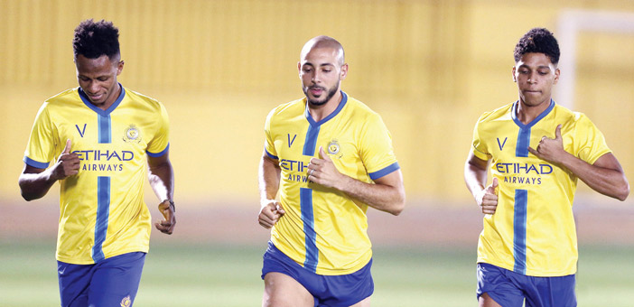  جانب من تدريب النصر