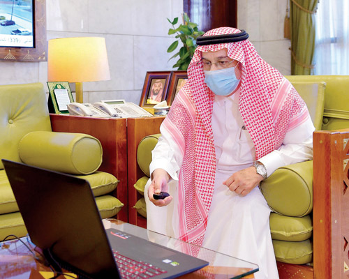 أمير منطقة الرياض يدشن منظومة إنجاز الإلكترونية 