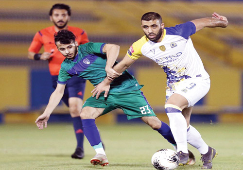 النصر يكسب الشعلة بهدف الشهري 