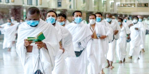 قضوا يوم التروية وسط احترازات صحية 