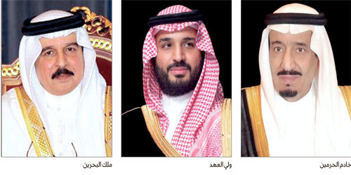 الأمير خليفة بن سلمان وسلمان بن حمد يهنئان القيادة 