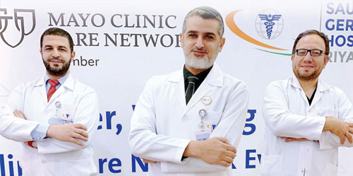 المستشفى السعودي الألماني بالرياض يجري عملية جراحية نادرة باستئصال كيس ضخم بالبنكرياس بدون شق جراحي 