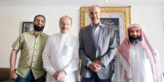  من اليمين: محمد سعود الحمد - أحمد العلاونة -عبدالرحمن الشبيلي- أيمن ذو الغنى