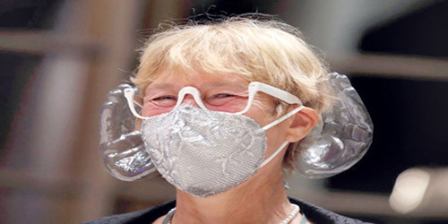 تصميم كمامة «سماعية» للموسيقى 