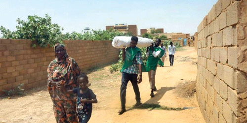 تواصل المساعدات للمتضرِّرين من الفيضانات في السودان 