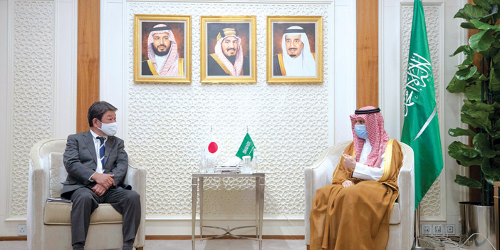 وزير الخارجية بحث مع نظيره الياباني المسائل الإقليمية والدولية 