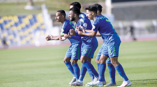  لاعبو الفتح يحتفلون