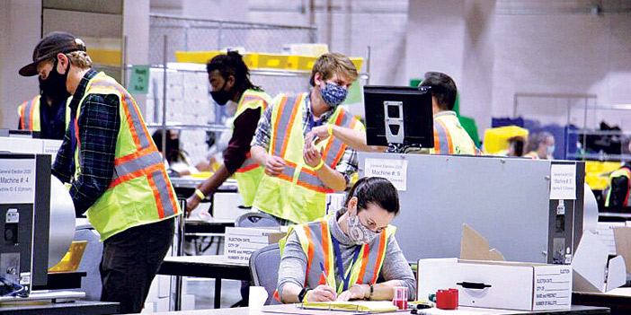  من عمليات فرز الأصوات في ولاية بنسلفانيا