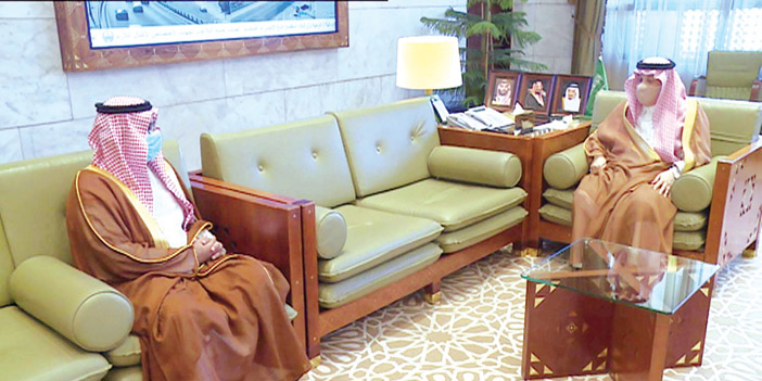 أميرمنطقة الرياض  يستقبل رئيس جامعة شقراء 