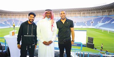 إطلاق اسم (مرسول بارك) على ملعب النصر في جامعة الملك سعود 