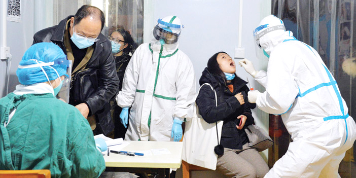  أشخاص في غرب الصين يخضعون للفحص لمعرفة مدى الإصابة بـ«كوفيد 19»