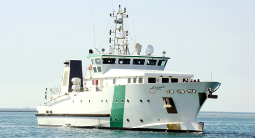 وصول سفينة الأبحاث «العزيزي» لمرسى جامعة الملك عبدالله للعلوم والتقنية 