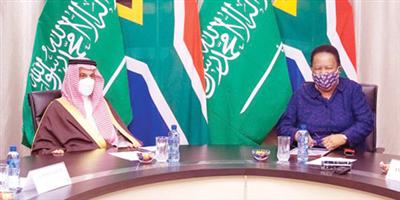 وزير الخارجية: المملكة تتطلع لنجاح جنوب أفريقيا في تجاوز الأزمات السياسية في القارة الأفريقية 