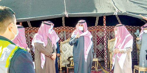  سموه خلال اللقاء