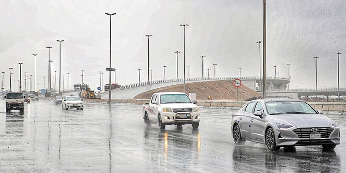 العروس تتزين برشات المطر 