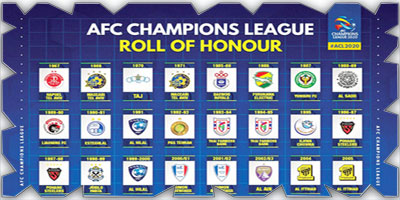 الهلال ويوهانج يتصدران بـ(3) ألقاب لكل منهما والعميد والزعيم وحدهما من المملكة 