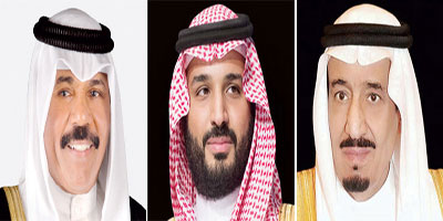 خادم الحرمين وولي العهد يعزيان القيادة الكويتية في وفاة الشيخ ناصر الصباح 