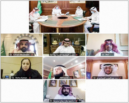 الأمير فيصل بن سلمان يرأس جلسة مجلس المنطقة بحضور نائبه 