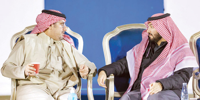  الرئيسان «السابق» نواف بن سعد و«الحالي» فهد بن نافل