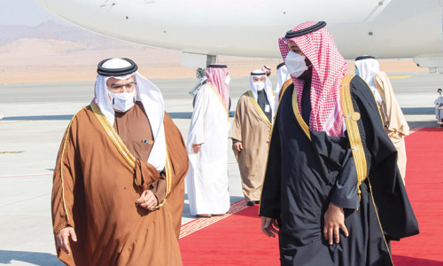  الأمير محمد بن سلمان وولي عهد مملكة البحرين