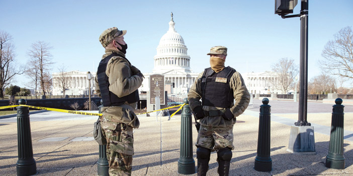 تعزيزات عسكرية جديدة.. واستمرار تعبئة الحرس الوطني حتى تنصيب بايدن في 20 يناير 