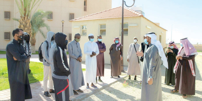  جانب من استقبالات جامعة القصيم لطلبة المنح العائدين من بلدانهم
