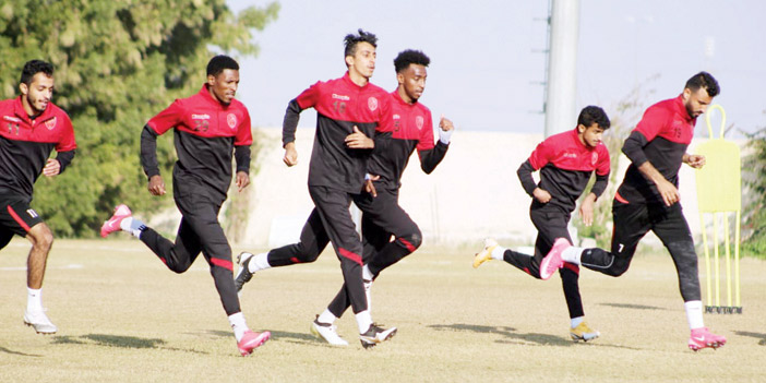  من تدريبات نادي القيصومة لمواجهة العروبة