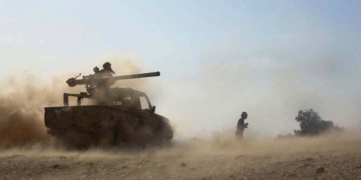  قوات الجيش اليمني خلال تقدمها في محافظة مأرب