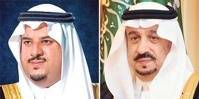 أمير منطقة الرياض ونائبه يطمئنان على المتضررين من شظايا الباليستي الحوثي 
