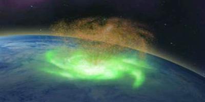 اكتشاف أول «إعصار فضائي» فوق القطب الشمالي 