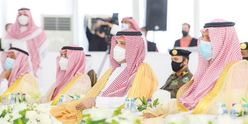  جانب من افتتاح طريق حائل - المدينة المنورة