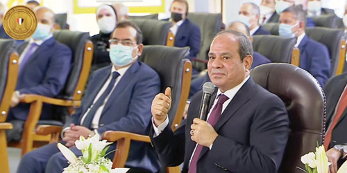  الرئيس المصري عبدالفتاح السيسي