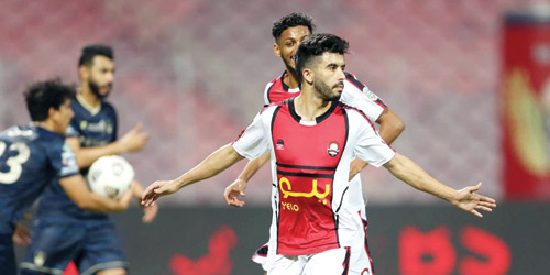 كريم بركاوي قاد الرائد للفوز بتسجيله هدفين