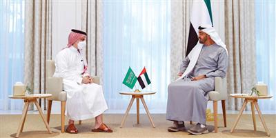 ولي عهد أبوظبي بحث مع وزير الخارجية المستجدات الإقليمية والدولية 