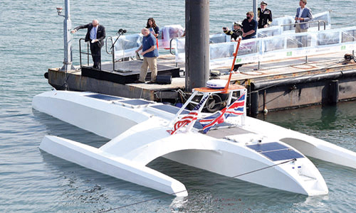 أول قارب ذكي يعبر الأطلسي من دون قبطان بشري 