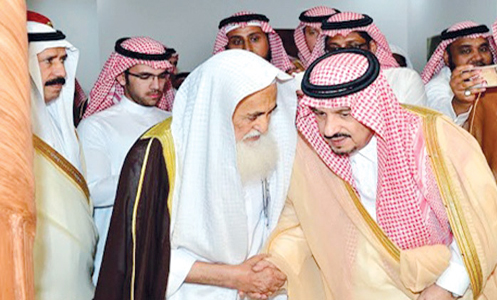  زيارة الأمير فيصل بن بندر لمقر مركز ترميم المصاحف بالخرج