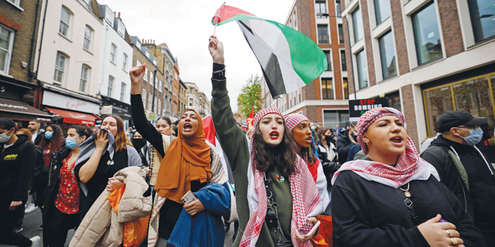  تظاهرات مؤيدة للقضية الفلسطينية في بعض العواصم