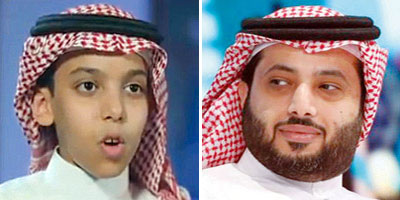 تركي آل الشيخ يعد طفلاً موهوباً بتحقيق أمنيته 