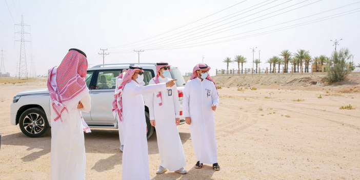  من تفقد رئيس بلدية محافظة الرس للخدمات البلدية