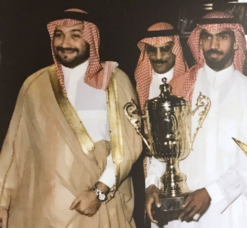  التويم برفقة الأمير خالد بن طلال الداعم الأول لطائرة الهلال
