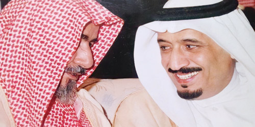  الملك سلمان ومعالي الشيخ ناصر الشثري رحمه الله