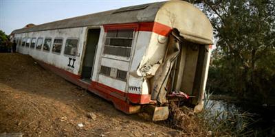 إصابة 8 أشخاص في حادث قطار ركاب في مصر 