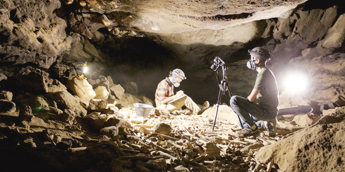 اكتشاف جديد في كهف «أم جرسان» يعود  إلى ما قبل 7000 سنة 