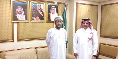  لقاء السفير السعودي في مسقط مع الدكتور العريمي