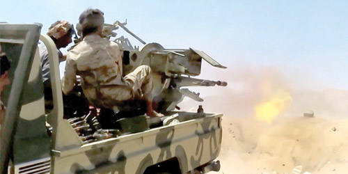 تقدم ميداني للجيش اليمني بمحافظة البيضاء وفشل محاولة تسلل ميليشيا الحوثي غربي مأرب 