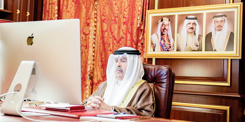 سمو الشيخ علي بن خليفة ينوب عن صاحب السمو الملكي ولي العهد رئيس مجلس الوزراء بمملكة البحرين 