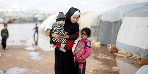  اللاجئون السوريون ومعاناة مع وصول المساعدات الدولية