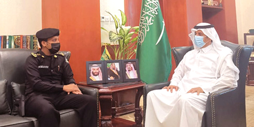  سمو محافظ المجمعة يستقبل مدير الدوريات الأمنية الجديد