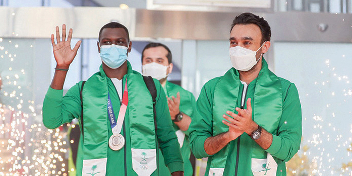 البعثة السعودية الأولمبية تصل جدة 