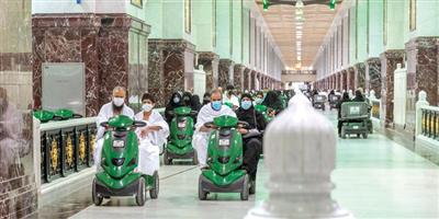 شؤون الحرمين: 4 مداخل إضافية و5 آلاف عربة لخدمة كبار السن 